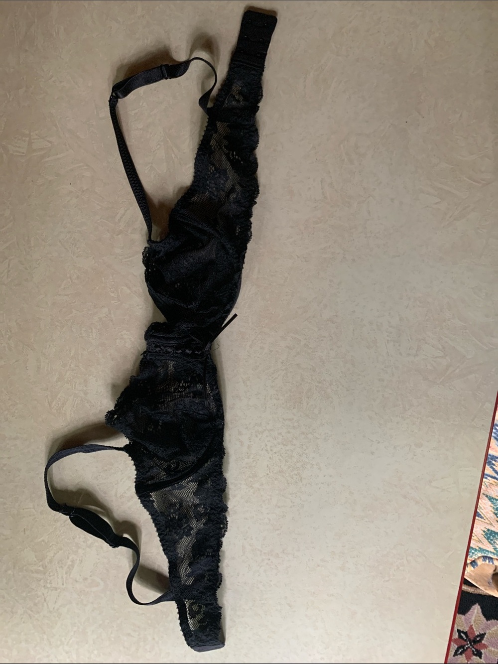 Victoria's Secret Black Lace Underwire Bra